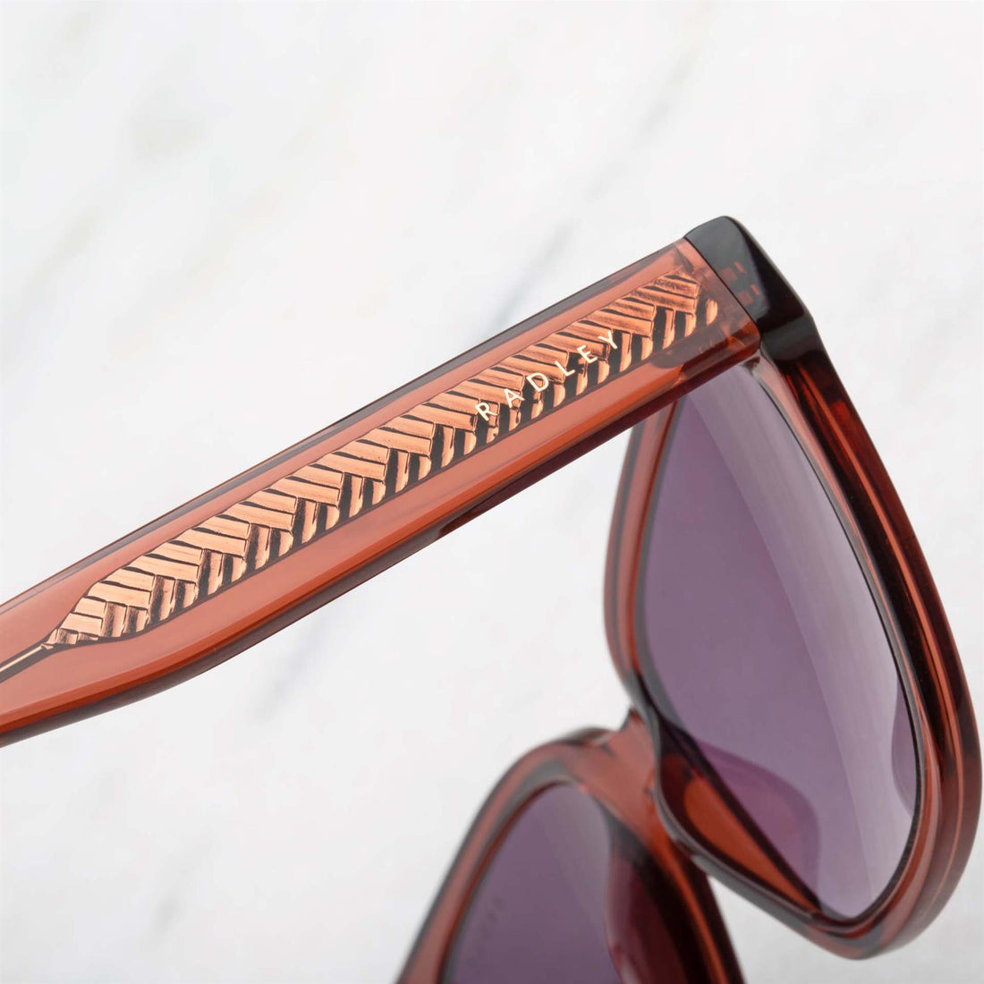 Radley Sunglasses RDS-6521 162 Transparent Pink Grey Gradient