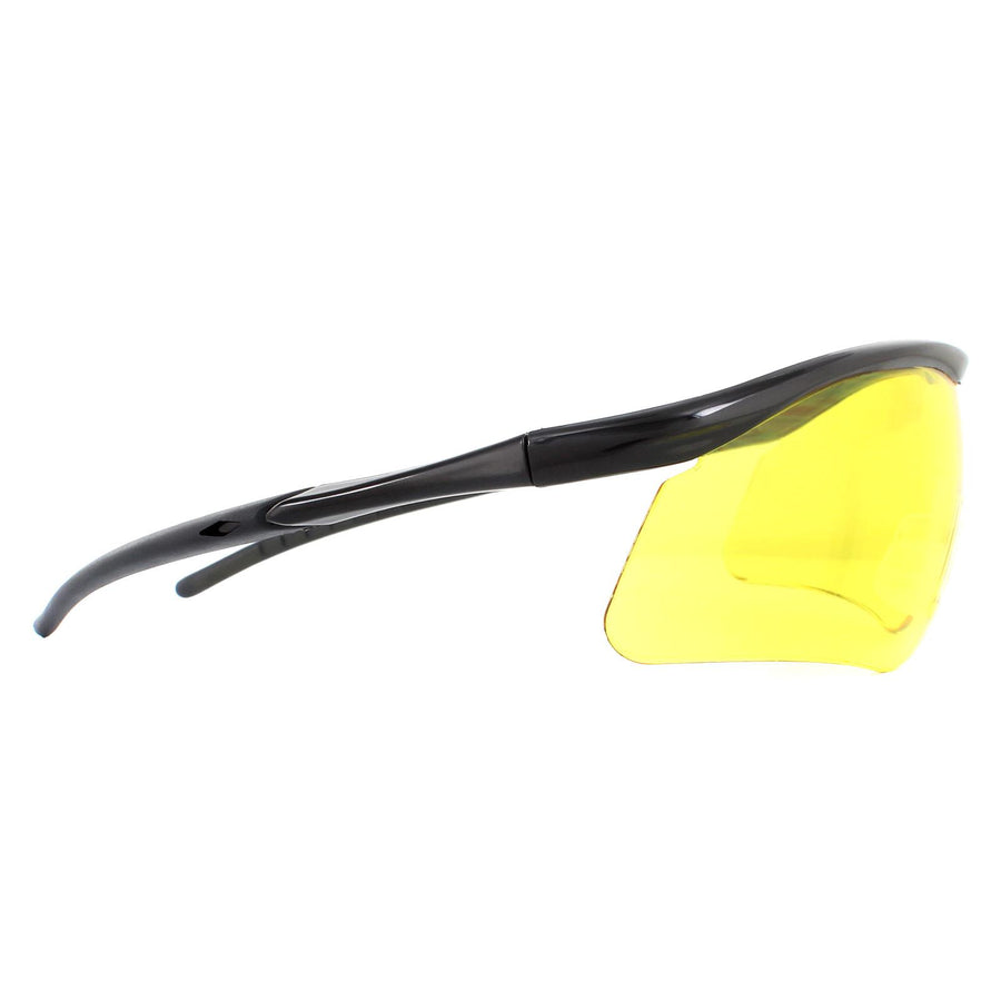 Eyelevel Impact Shooting Safety Glasses Sunglasses Black Yellow Shatterproof