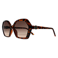 Guess Sunglasses GF6144 52F Dark Havana Grey Gradient