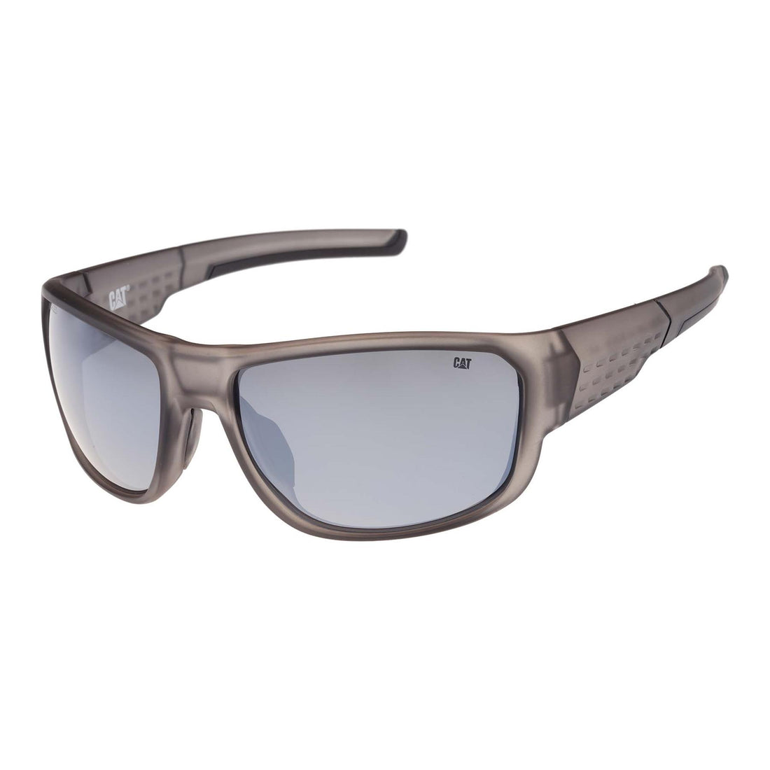 Caterpillar Sunglasses CTS-8026 108P Matte Grey Grey Silver Mirror Polarized