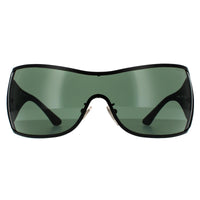 Police S8103V Origins 9 Sunglasses Semi Matte Black / Grey Green
