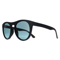 Serengeti Sunglasses Kingman SS572004 Matte Black Saturn Polarized Petrol Blue