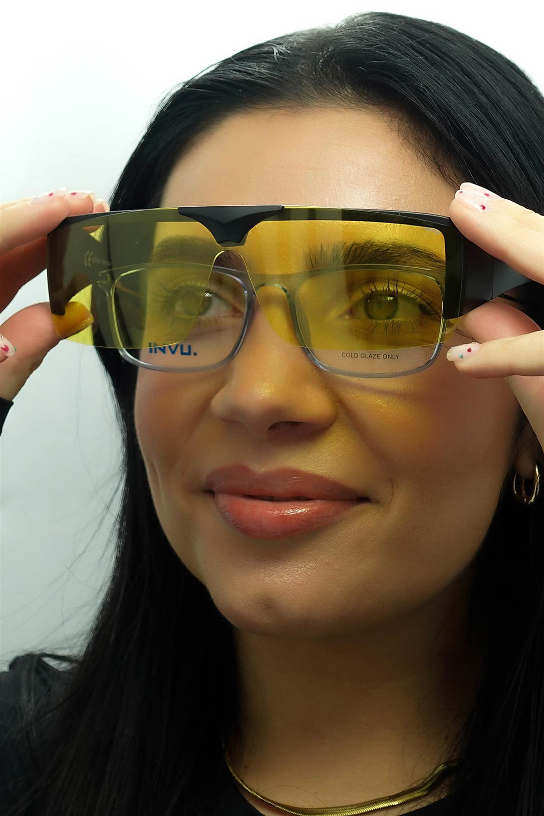 INVU Sunglasses E2700 D Matte Black High Yellow