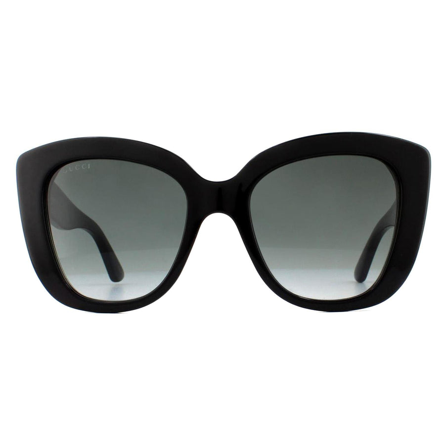 Gucci GG0327S Sunglasses Black Grey Gradient