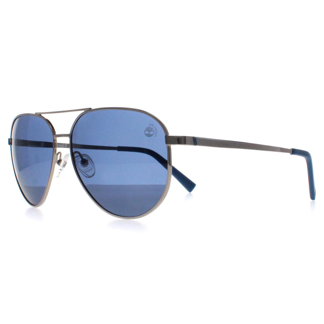 Timberland Sunglasses TB9304 08D Shiny Gunmetal Smoke Polarised