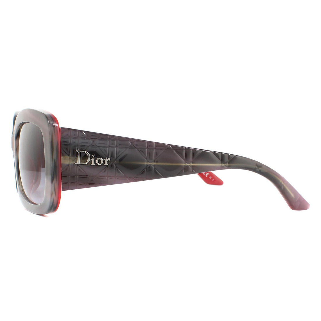 Dior Sunglasses Lady Lady 2 O91 HD Grey Horn Red Grey Gradient