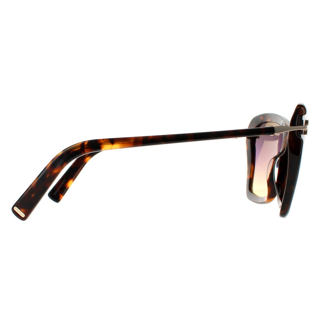 Tom Ford Sunglasses Leah FT0849 55B Coloured Havana Smoke Gradient