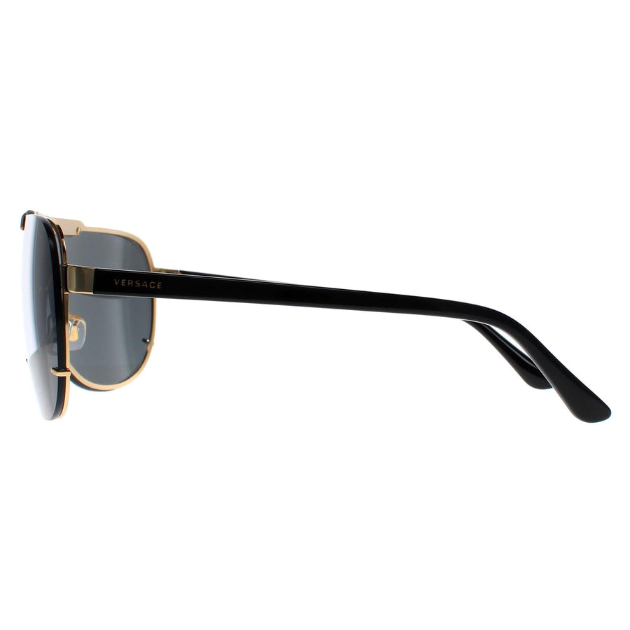 Versace Sunglasses 2140 100287 Gold Grey