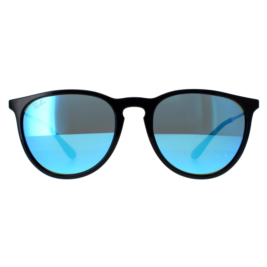 Ray-Ban Erika Classic RB4171 Sunglasses Black Grey Blue Mirror