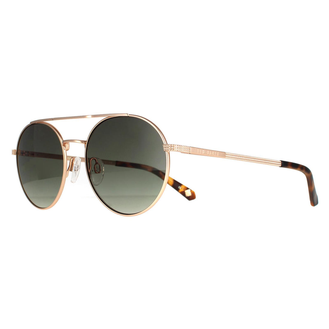 Ted Baker Sunglasses TB1531 Warner 400 Gunmetal Grey Dark Green Gradient