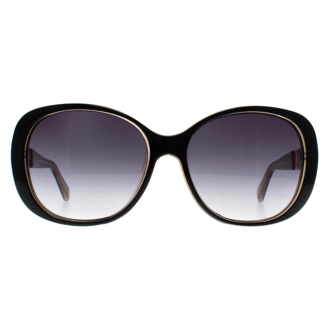 Karen Millen Sunglasses KM5054 001 Black Nude Brown Gradient Dark Grey