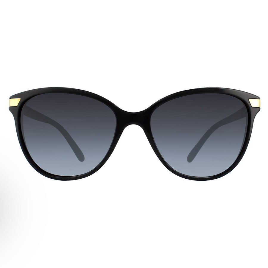 Burberry Sunglasses BE4216 30018G Black With Gold Detailing Grey Gradient