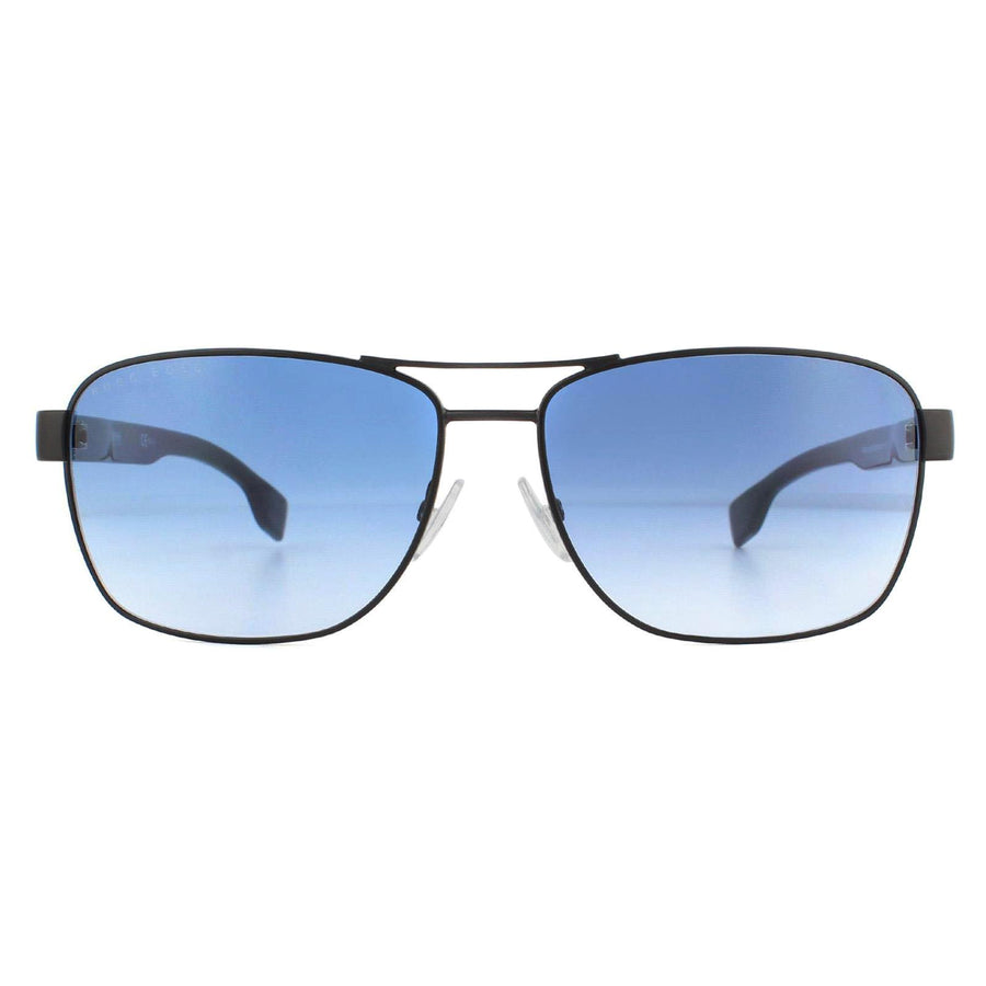 Hugo Boss Sunglasses BOSS 1240/S 003/08 Matte Black Blue Gradient
