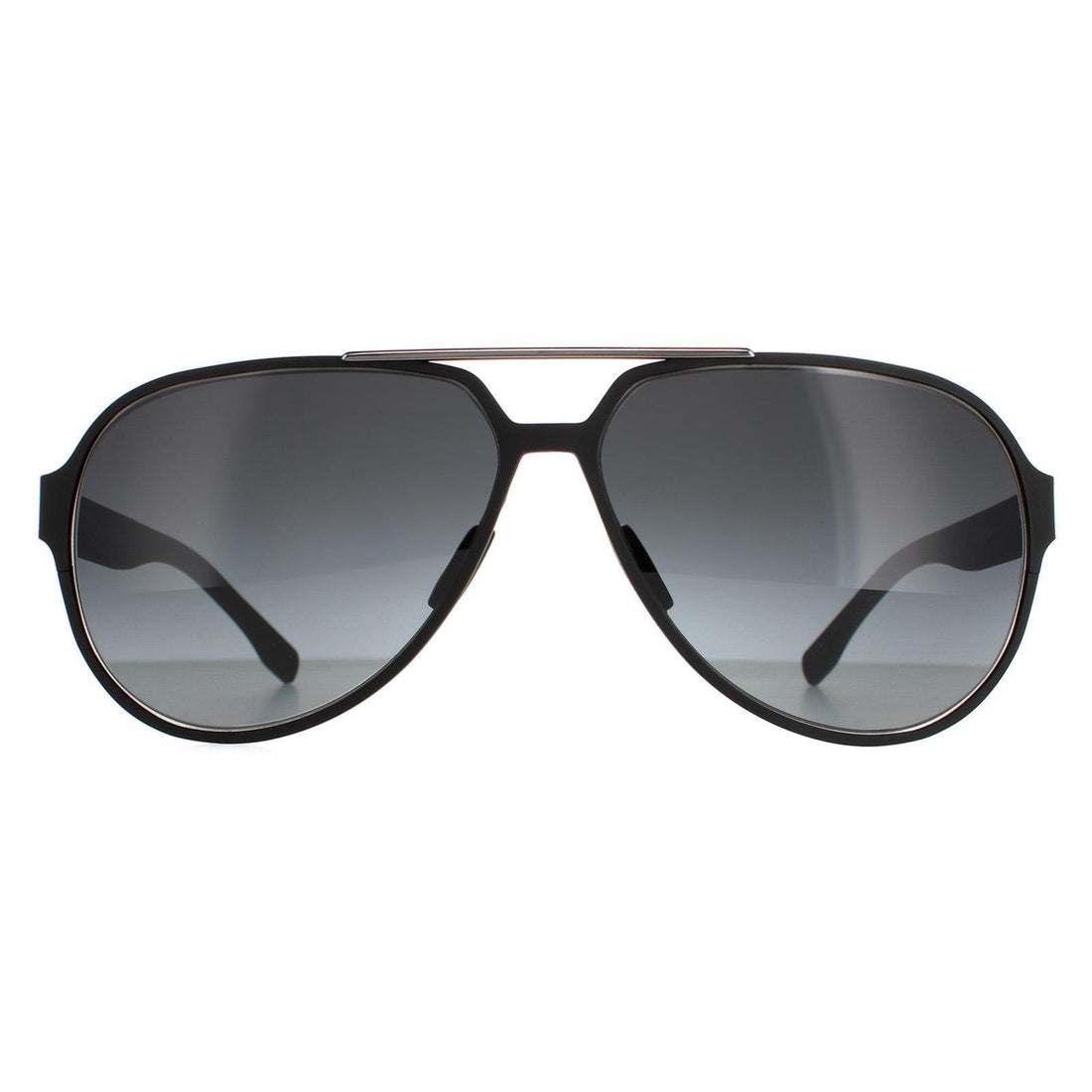 Hugo Boss 0669/S Sunglasses Matt Black Ruthenium Grey Gradient