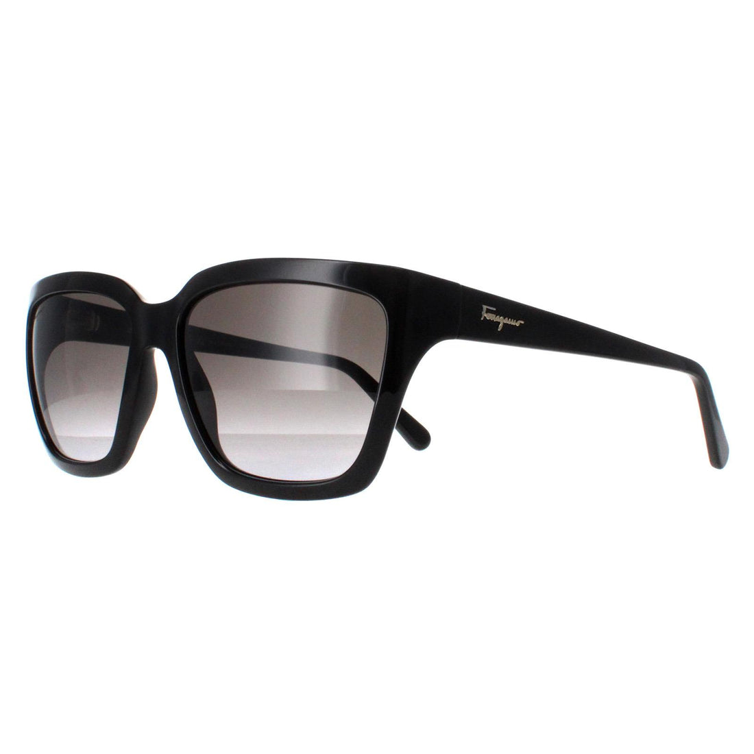 Salvatore Ferragamo Sunglasses SF1018S 001 Black Grey Gradient