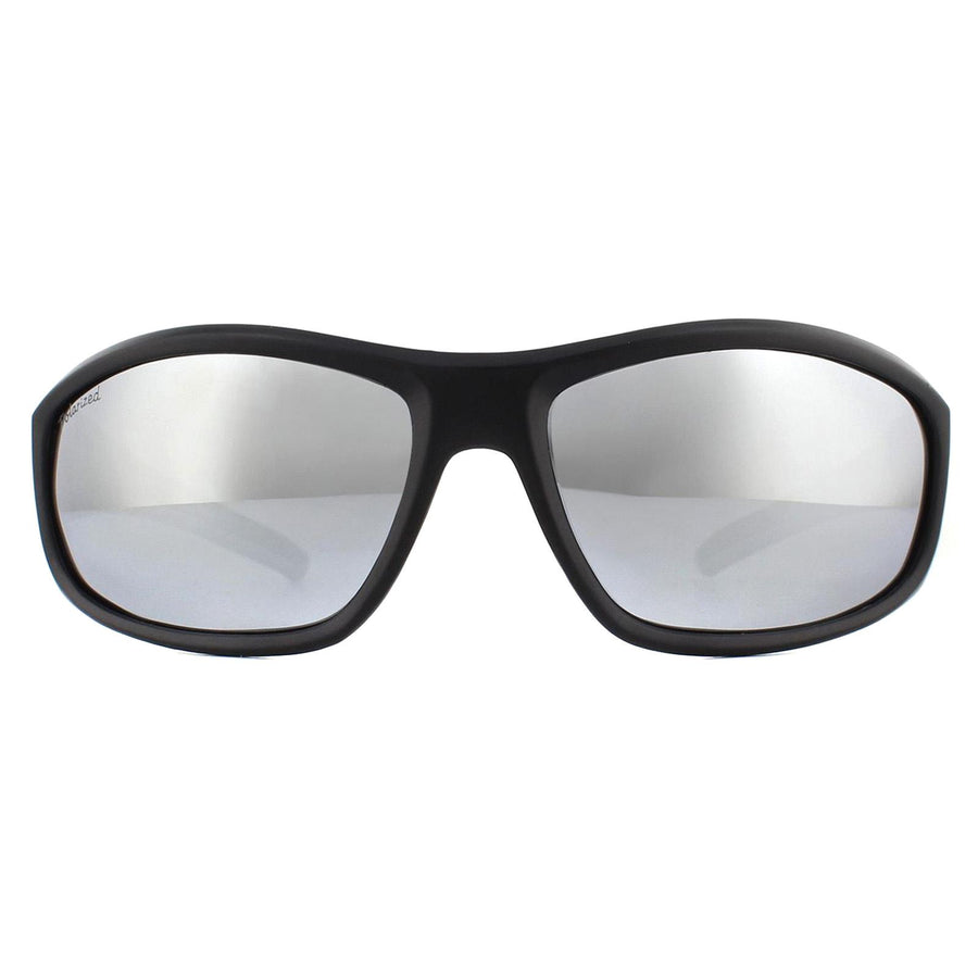 Montana SP311 Sunglasses Black Rubber / Revo Silver Mirror Polarized