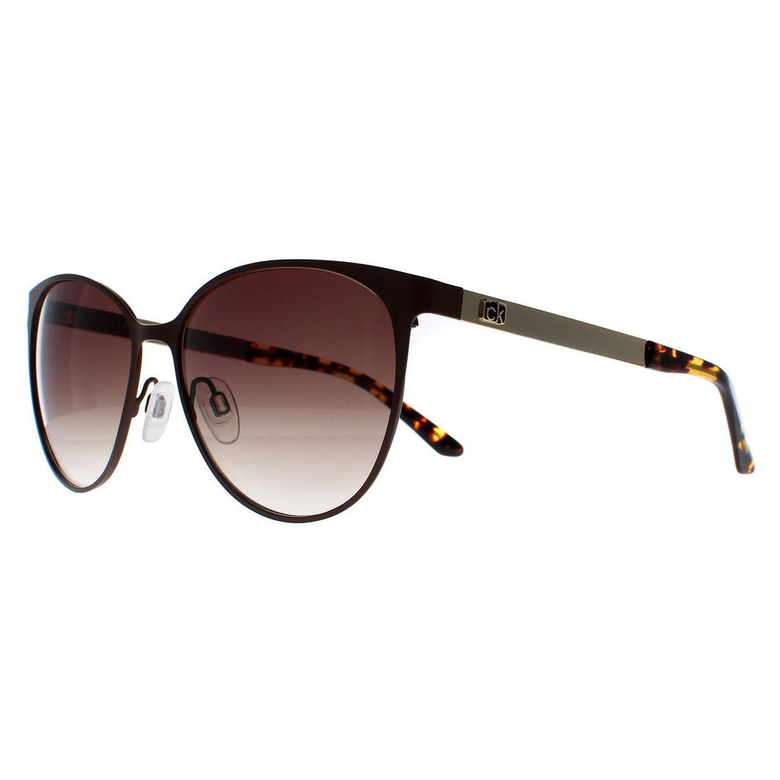 Calvin Klein Sunglasses CK20139S 201 Matte Dark Brown Brown Gradient