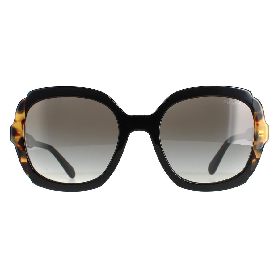 Prada Sunglasses PR16US 3890A7 Black Medium Havana Grey Gradient