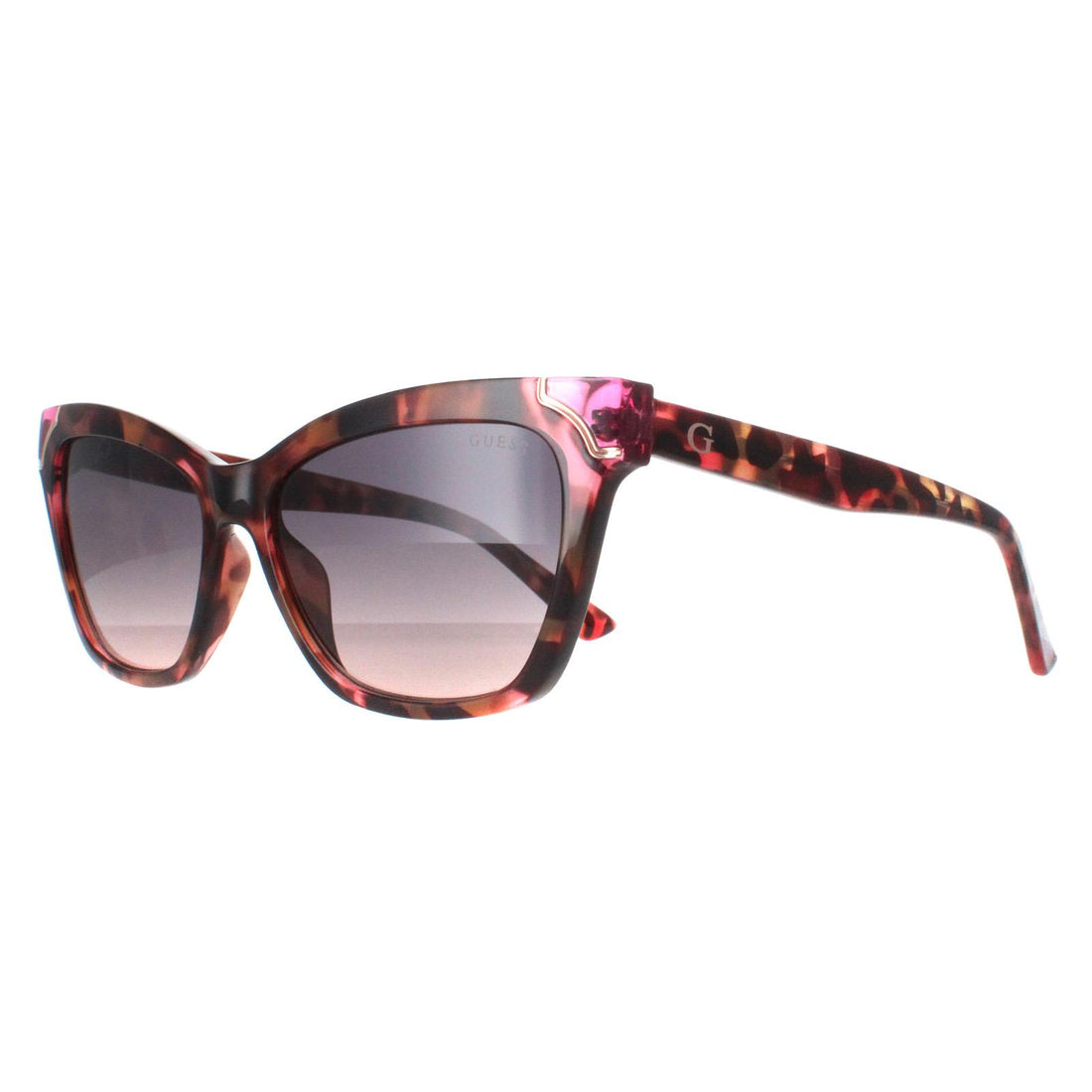 Guess Sunglasses GU7840 74B Pink Havana Smoke Gradient