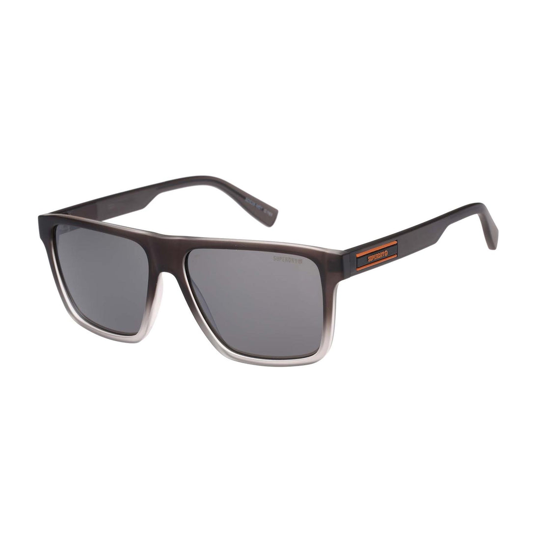 Superdry Sunglasses SDS-5046 165 Matte Crystal Dark Grey Gradient Silver Mirror