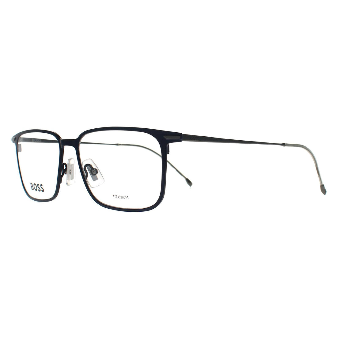 Hugo Boss Glasses Frames BOSS 1253 FLL Matte Blue Men