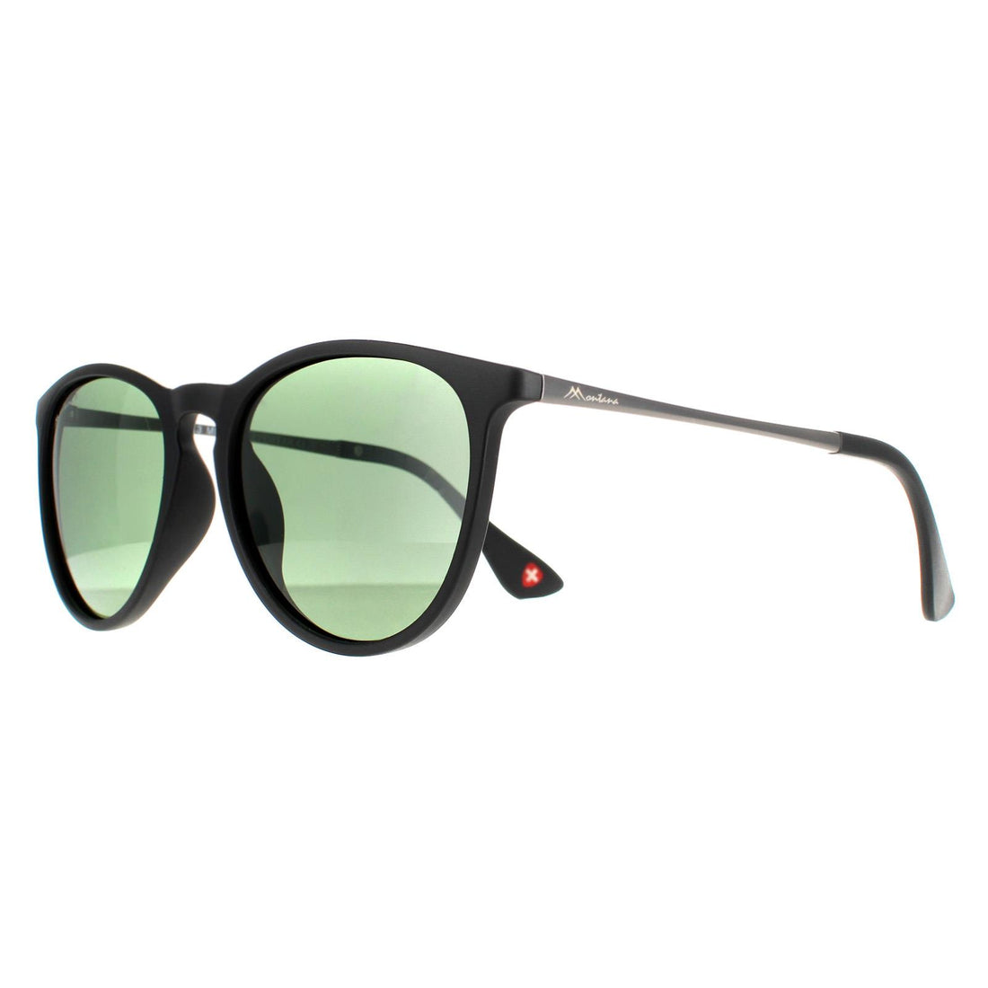 Montana Sunglasses MP24 A Matte Black Green Polarized