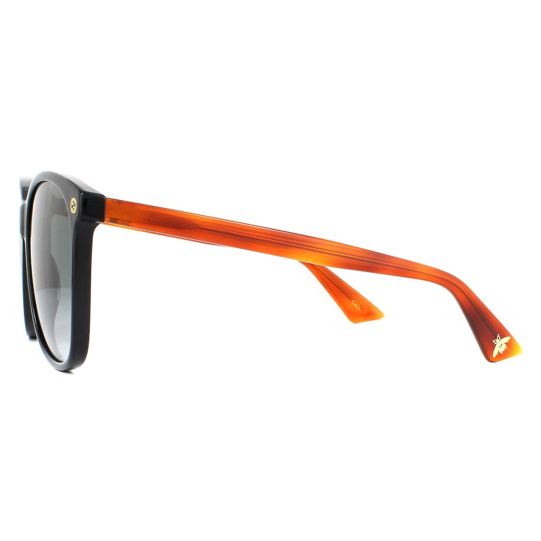 Gucci Sunglasses GG0024S 003 Black Brown Grey Gradient