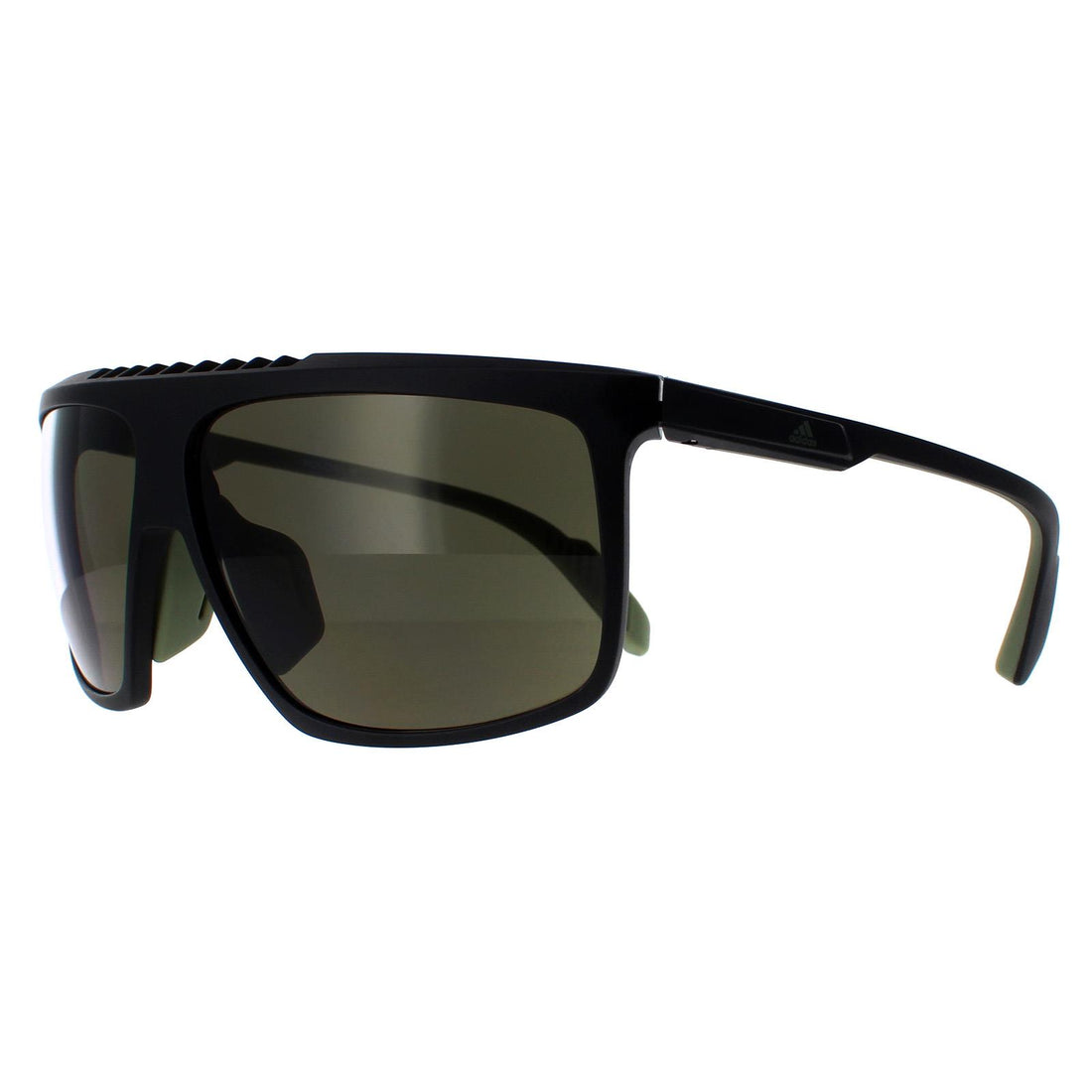 Adidas Sunglasses SP0032-H 02N Antique Black Kolor Up Green
