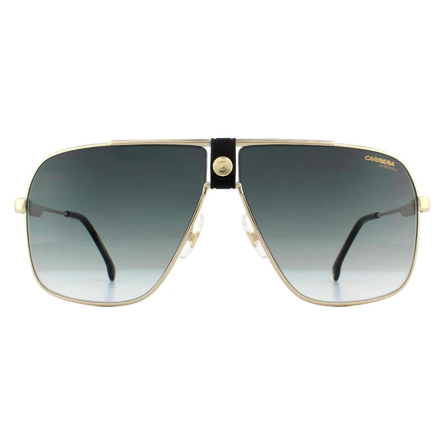 Carrera 1018/S Sunglasses Black Gold Green Gradient