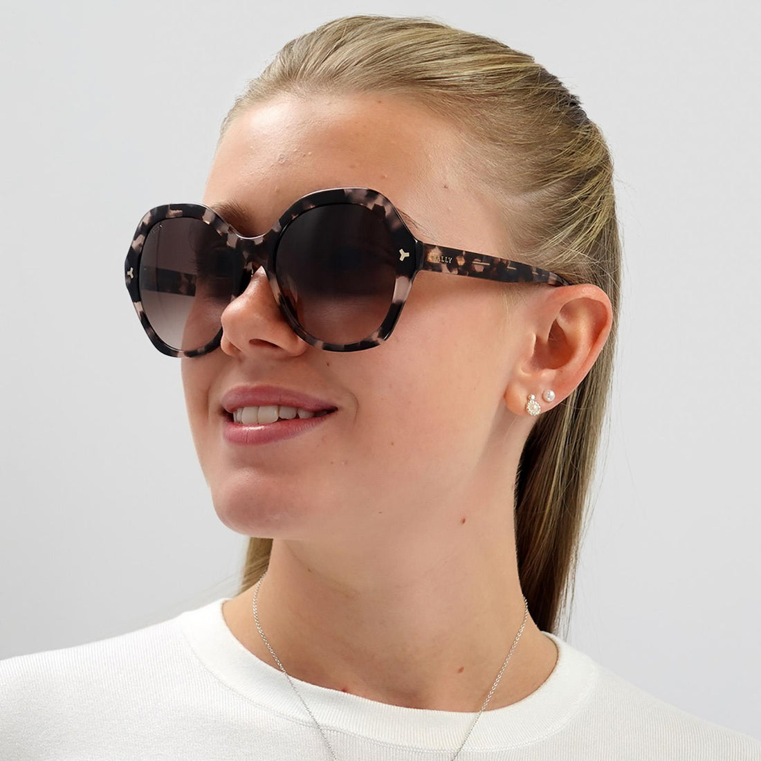 Bally Sunglasses BY0035-H 55F Brown Brown Gradient