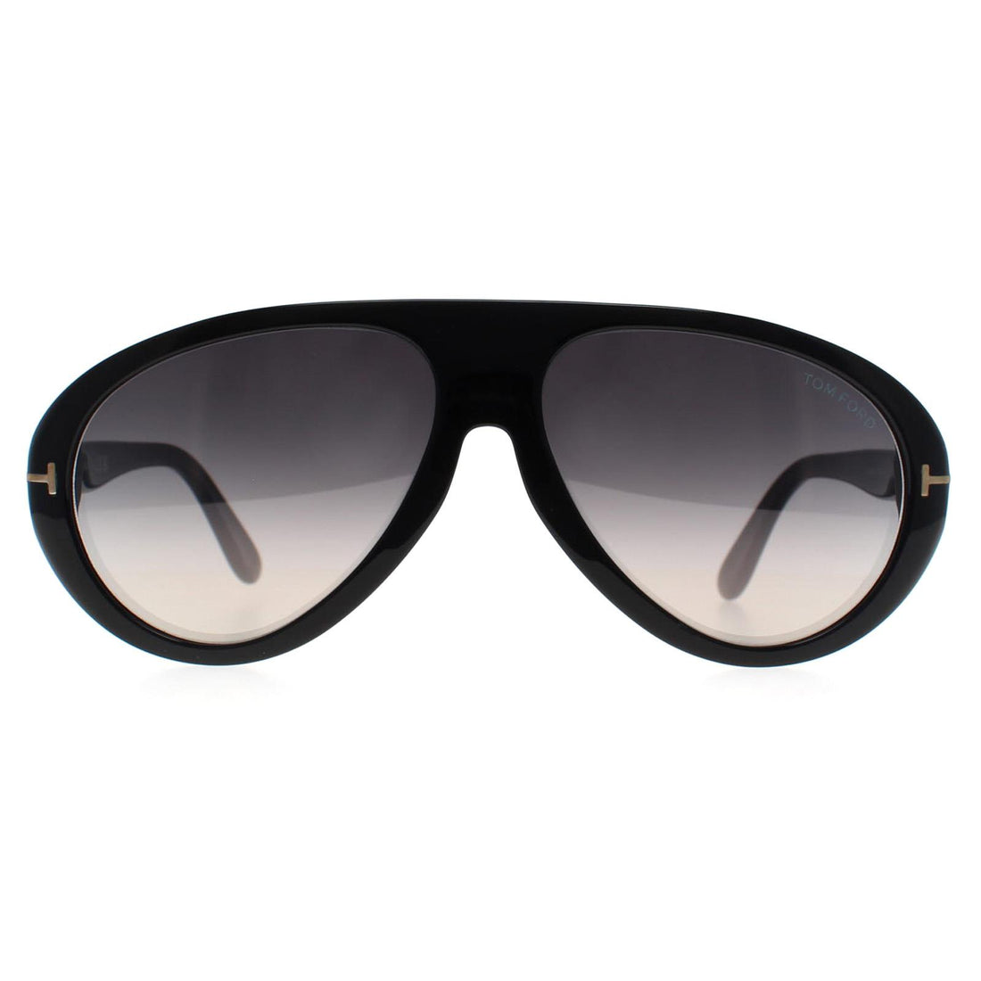 Tom Ford Sunglasses Camillo FT0988 01B Shiny Black Gradient Smoke