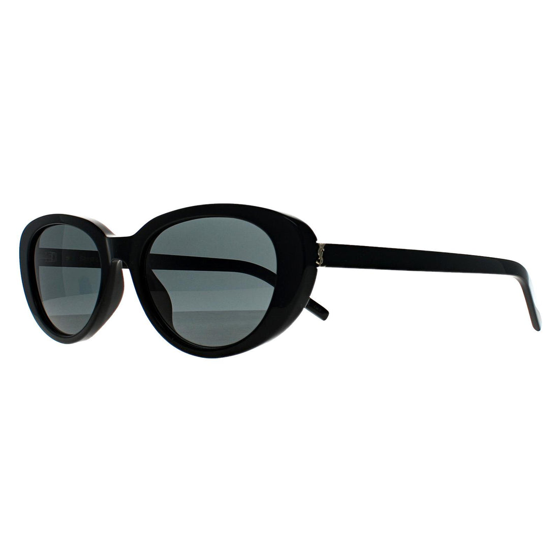 M154 Saint Laurent Sunglasses SL M154 001 Shiny Black Grey – Discounted ...