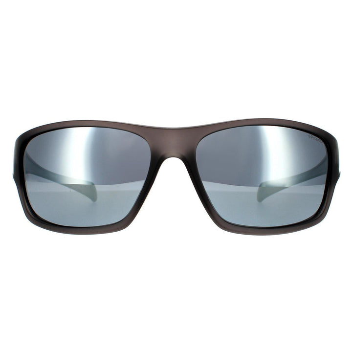 Polaroid Sport Sunglasses PLD 7016/S KB7 EX Dark Grey Grey Silver Mirror Polarized