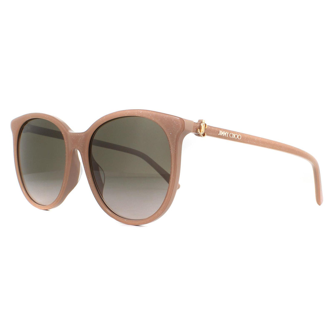 Jimmy Choo Sunglasses ILANA/F/SK KON HA Nude Glitter Brown Gradient