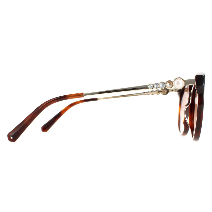 Swarovski Sunglasses SK0217 52F Dark Havana Brown Gradient