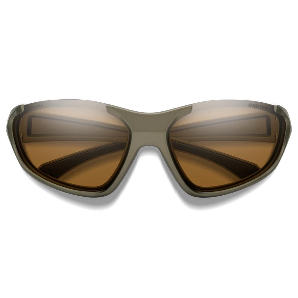 Smith Sunglasses Sliders SIF XC Matte Olive Oil ChromaPop Brown