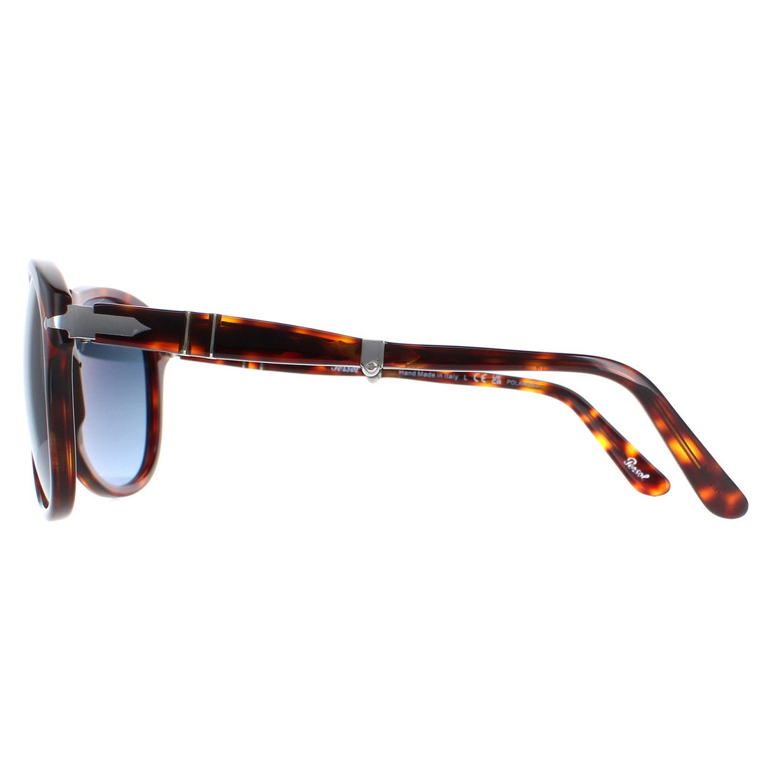 Persol Sunglasses PO0714 24/S3 Brown Havana Blue Gradient Polarized Folding 54mm