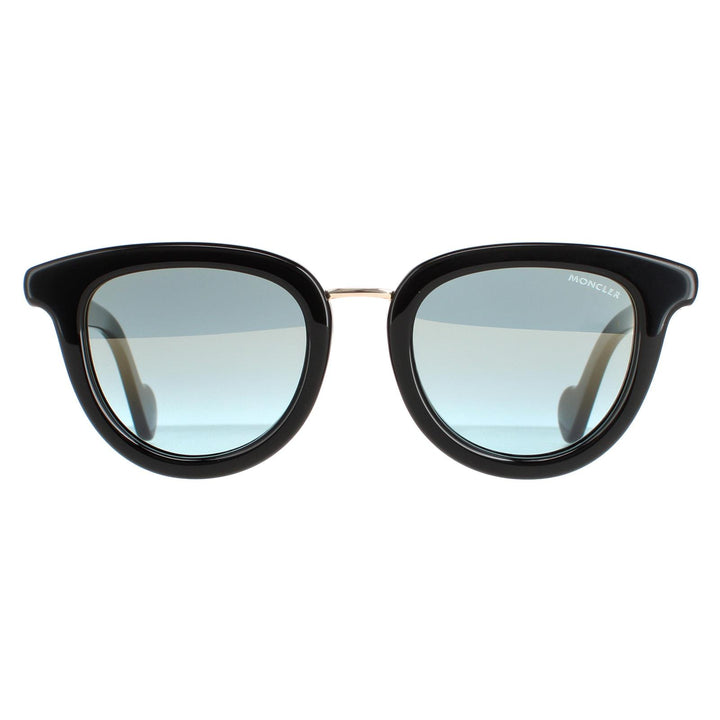 Moncler Sunglasses ML0044 01N Shiny Black Blue Gradient