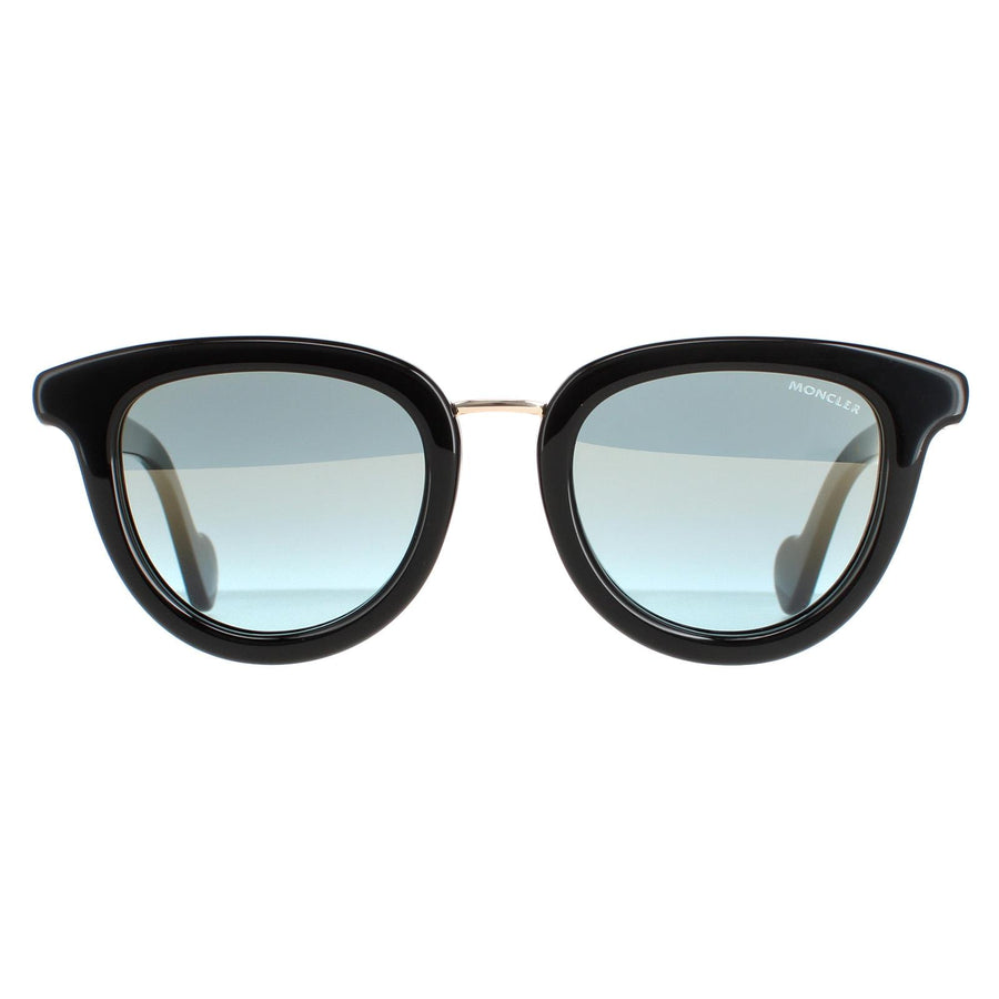 Moncler Sunglasses ML0044 01N Shiny Black Blue Gradient