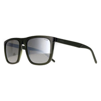 Hugo by Hugo Boss Sunglasses HG 1304/S 1ED T4 Frosted Dark Green Silver Mirror