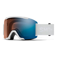 Smith Ski Goggles Squad2 1CP 0OZ 4L White Vapor ChromaPop Pro Photochromic Blue Mirror