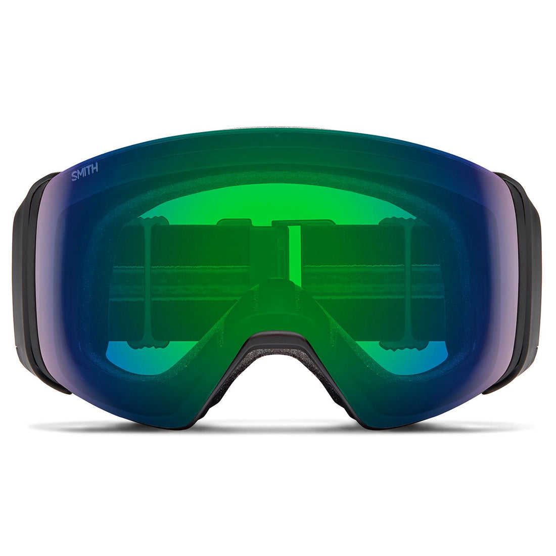 Smith Ski Goggles 4D Mag 0JX XP Black ChromaPop Everyday Green Mirror & CP Storm Blue Sensor Mirror