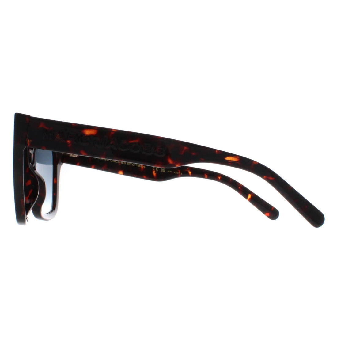 Marc Jacobs Sunglasses MARC 658/S 086 08 Shiny Dark Havana Blue Gradient