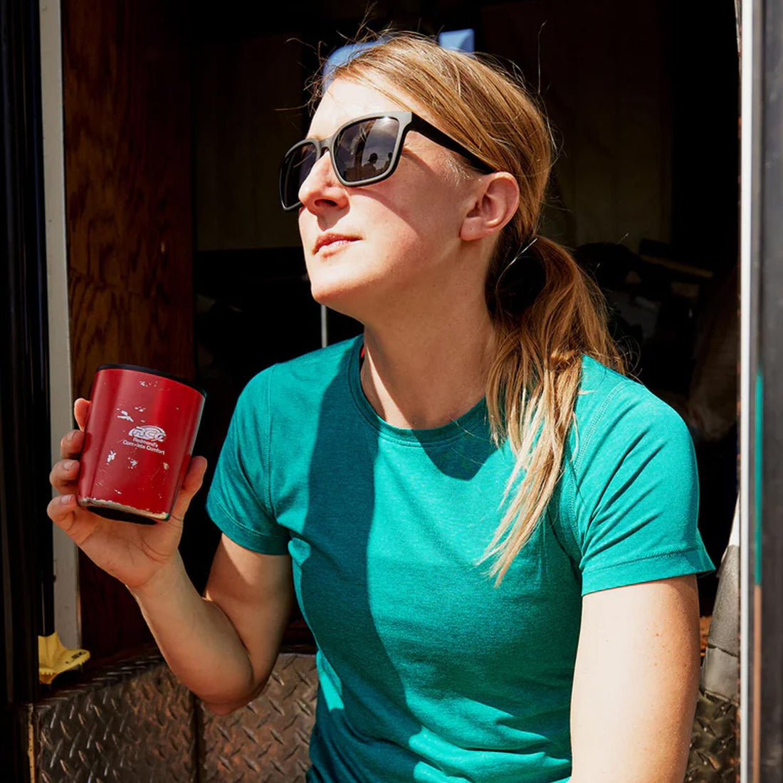 Smith Sunglasses Shoutout Core 003 M9 Matte Black Polarized Grey