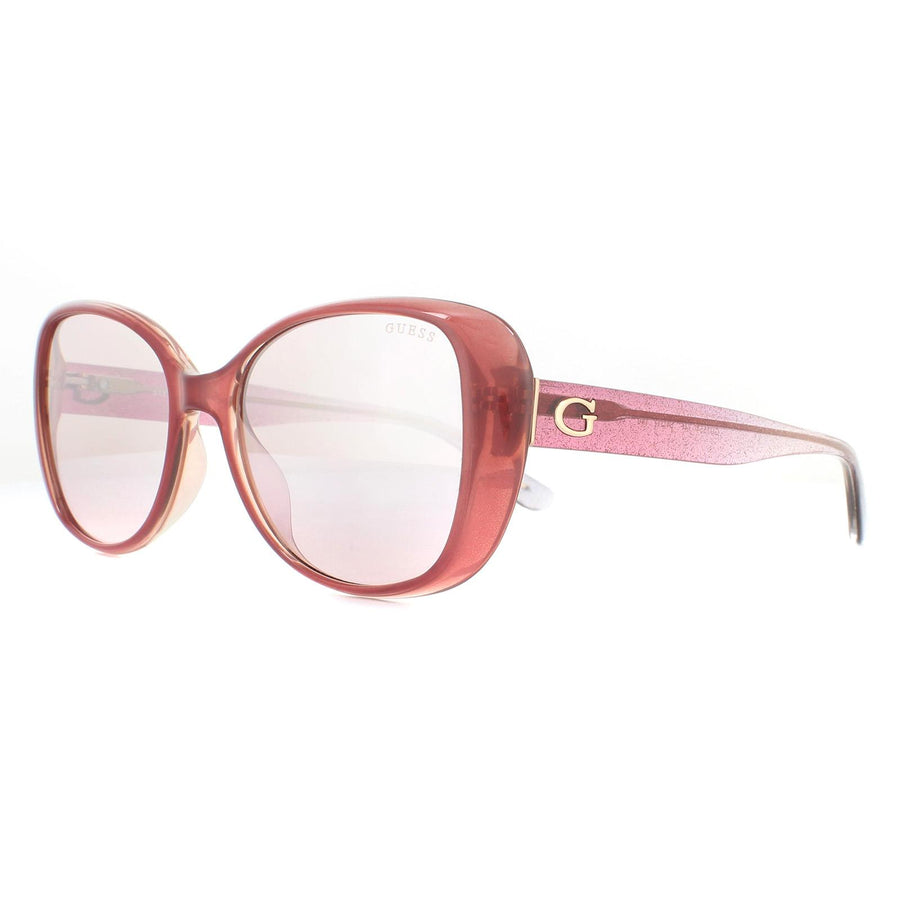 Guess Sunglasses GU7554 74F Pink Pink Brown Gradient