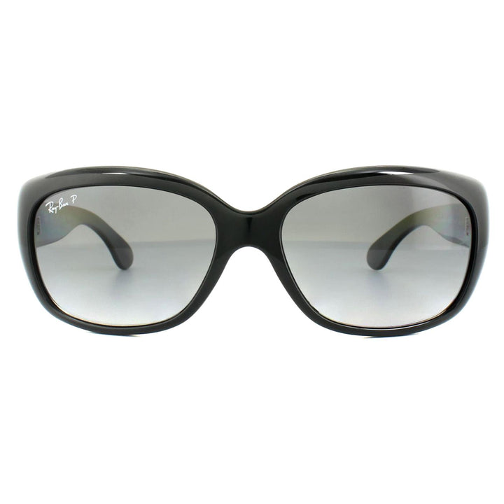 Ray-Ban Sunglasses Jackie Ohh 4101 601/T3 Shiny Black Grey Gradient Polarized
