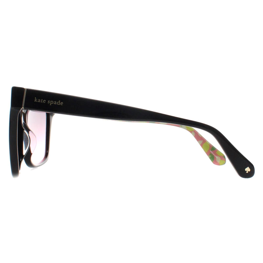 Kate Spade Sunglasses Harlow/G/S 807 FF Black Gray Fuchsia