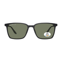 Montana Sunglasses MP186 B Matte Black G-15 Green Polarized