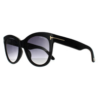 Tom Ford Sunglasses Wallace FT0870 01B Shiny Black Smoke Gradient
