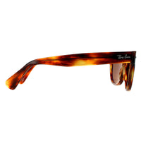 Ray-Ban Sunglasses Laramie RB2201 954/57 Striped Havana Brown Polarized 54mm